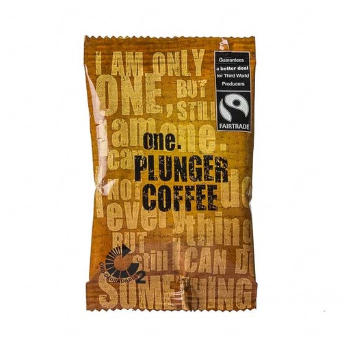 One Fairtrade Plunger Coffee x 75