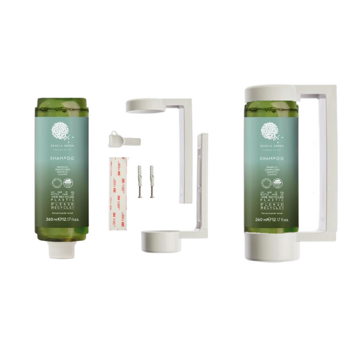 Geneva Green Shampoo Cartridge 360ML + White Holder