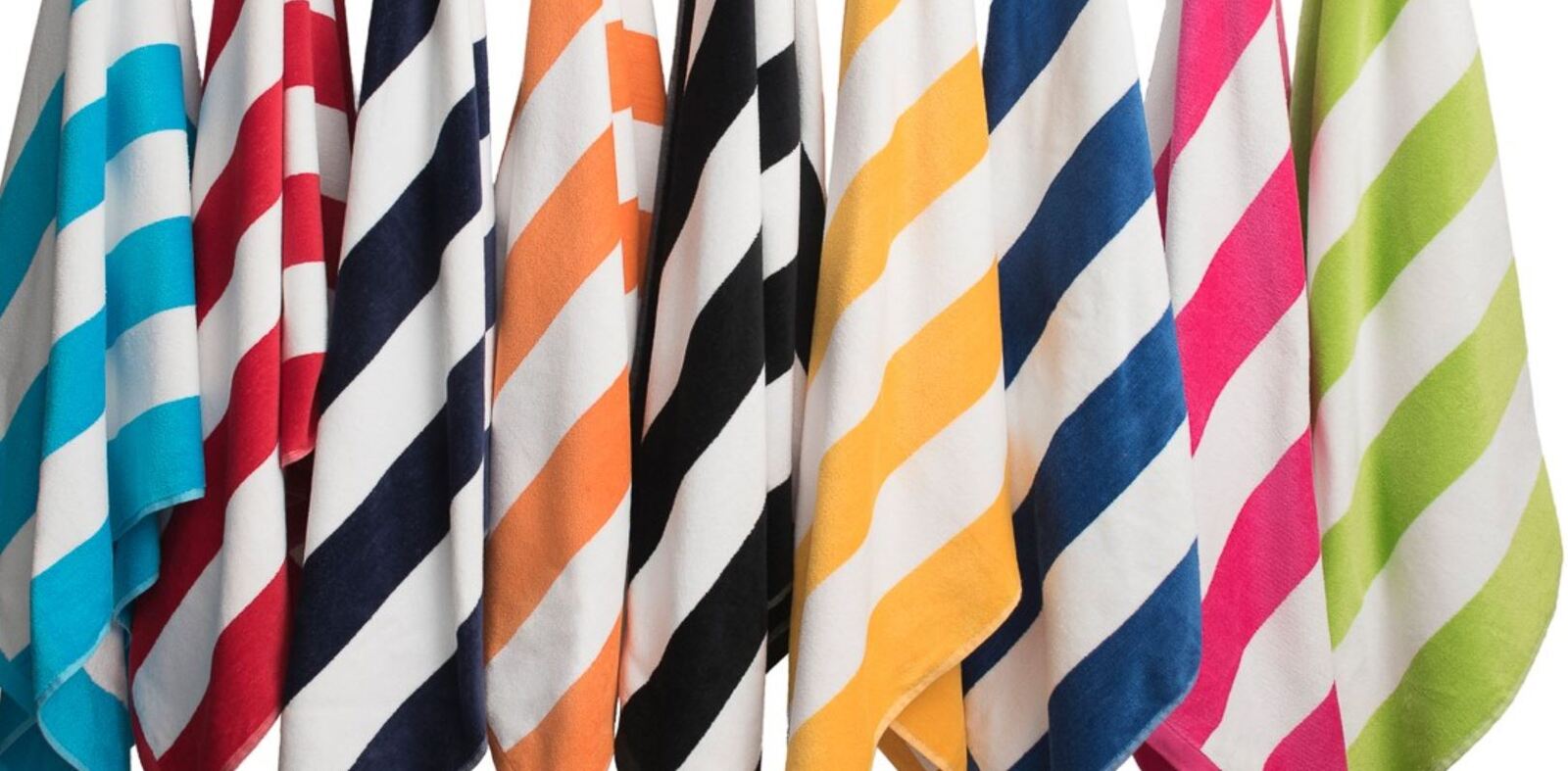 Striped sales beach towel