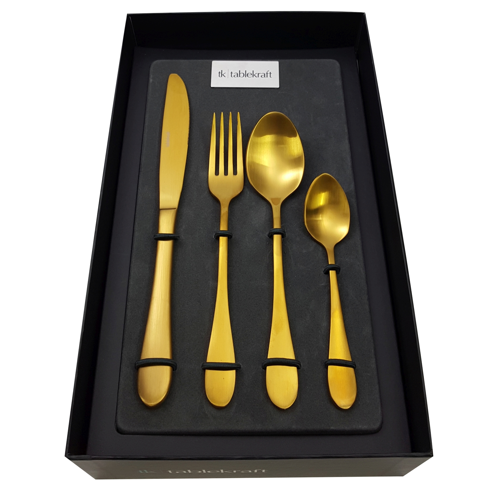 Tablekraft Soho Gold 24Pc Cutlery Set Bnb Supplies
