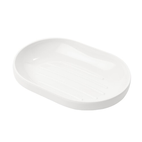 Glossy White Soap Dish
