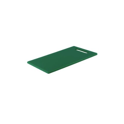 Chef Inox Cutting Board Polyethylene Green with Handle 250 x 400 x 13mm