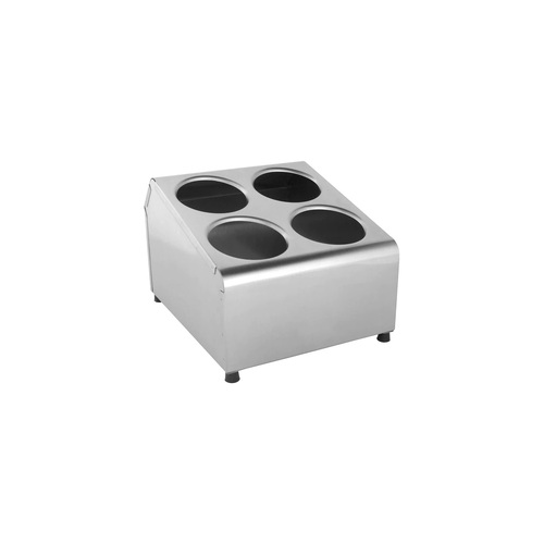 Chef Inox Cutlery Cylinder Holder 4 Hole