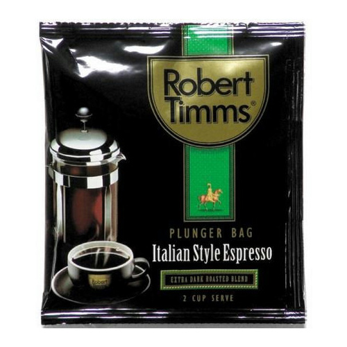 Robert Timms Plunger Espresso Coffee Bags X 50