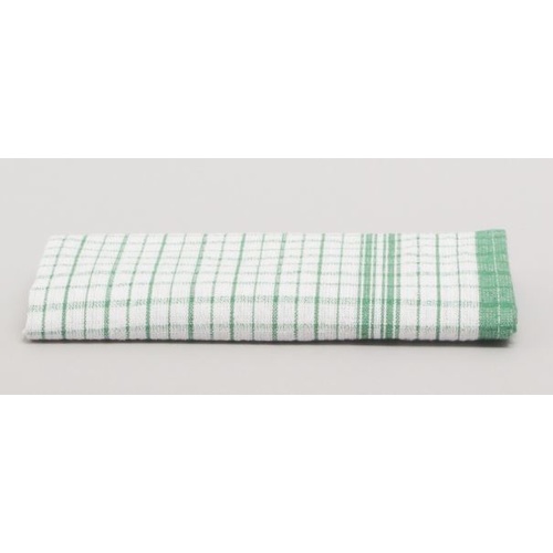 Green Check Tea Towel 100% Cotton