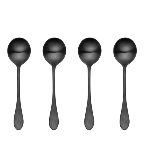 Tablekraft Soho Ink Soup Spoon x 4