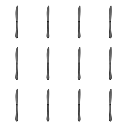 Tablekraft Soho Ink Table Knife x 12