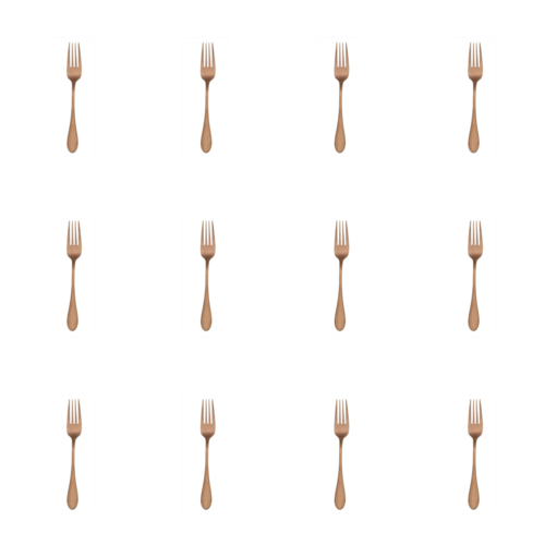 Tablekraft Soho Rose Gold Dessert Fork x 12