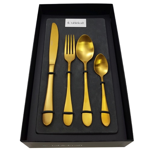 Tablekraft Soho Gold 24Pc Cutlery Set