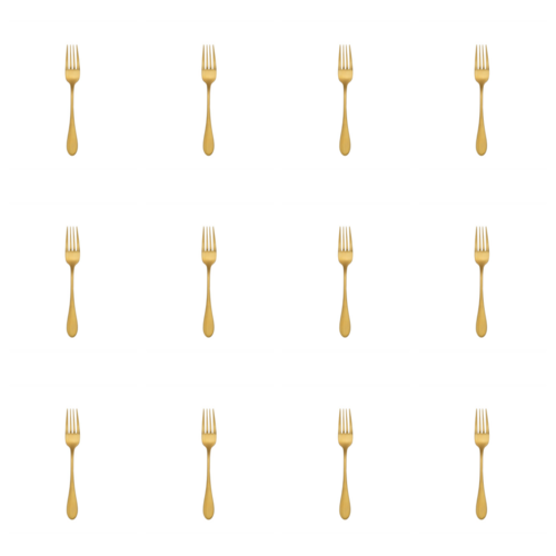 Tablekraft Soho Gold Dessert Fork x12