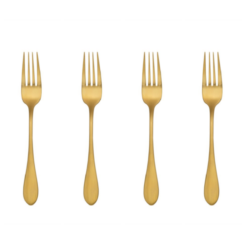 Tablekraft Soho Gold Dessert Fork x 4