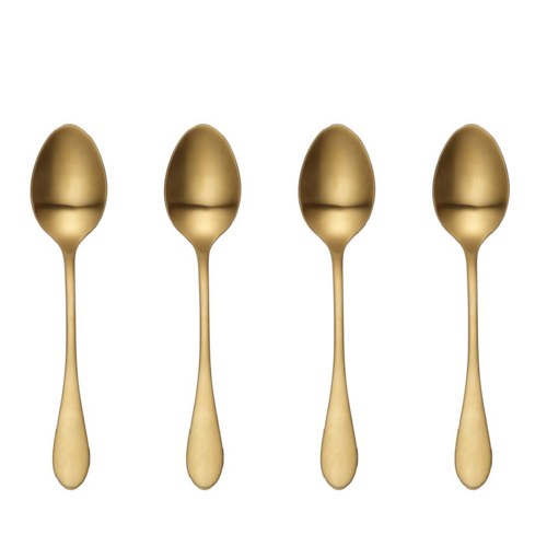 Tablekraft Soho Gold Dessert Spoon x 4