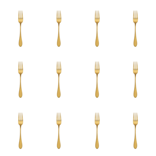 Tablekraft Soho Gold Table Fork x12
