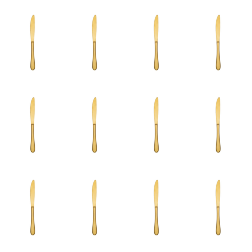 Tablekraft Soho Gold Dessert Knife x12
