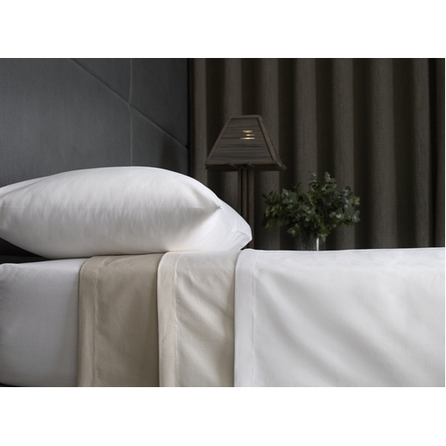 White Actil Standard Pillowcase