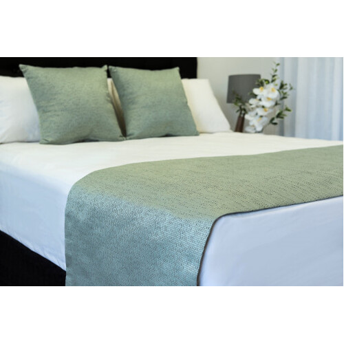 Bed runner shop and cushions