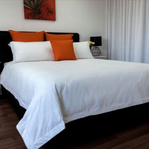 Single Actil Tailored White Quilt Cover