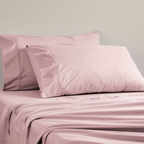 King Single 300TC Cotton Percale Sheet Set - Dusk