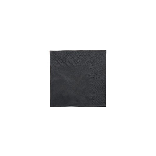 2 Ply Cocktail Napkin Black x 250