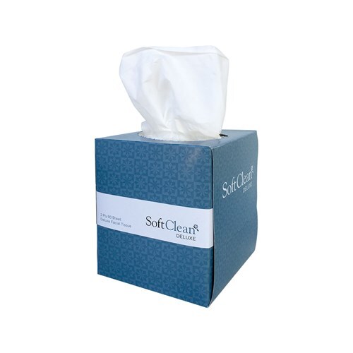 Soft Clean Facial Tissue 90 Sheets X 24 Boxes