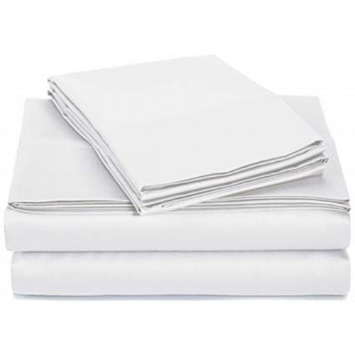 Alliance Easywash White Single Bed Sheet Set