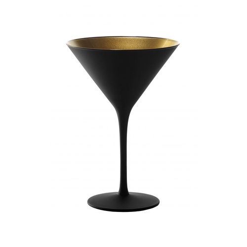 Stolzle Olympic Cocktail 240 ml Black/Gold X 6