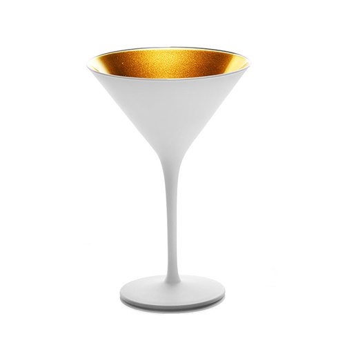 Stolzle Olympic Cocktail Glass 240 ml White/Gold X 6