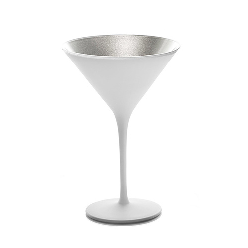 Stolzle Olympic Cocktail Glass 240 ml White/Silver X 6