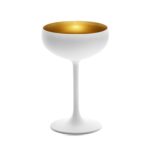Stolzle Olympic Champagne Coupe 230 ml White/Gold X 6