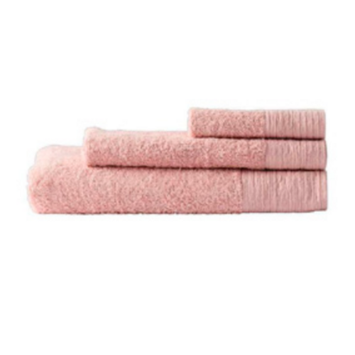 Royal Doulton Wide Border Organic Cotton Bath Towel | Lilac x 2