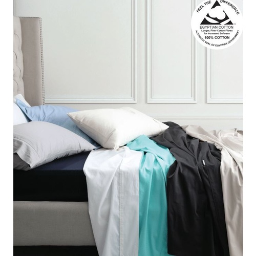 Latte Mega Long Single Fitted Sheet 400TC