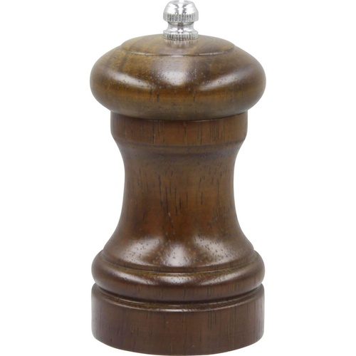 Chef Inox Salt or Pepper Mill -Dark Wood 100Mm