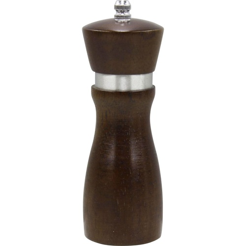 Chef Inox Salt or Pepper Mill- Dark Wood 155Mm