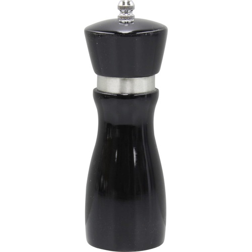 Chef Inox Salt or Pepper Mill- Black Wood 155Mm
