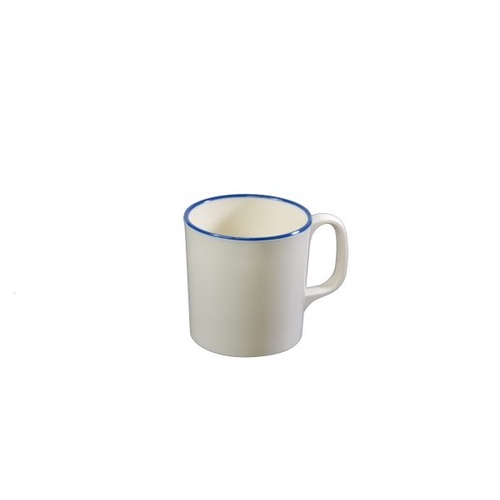 Melamine Mug Cream / Blue x 6