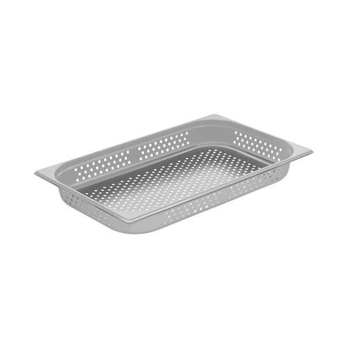 Chef Inox Anti-Jam Steam Pan Perforated 1/1 Size 65mm