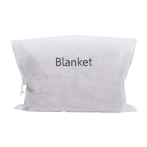 Guest Blanket Bag - White Non Woven