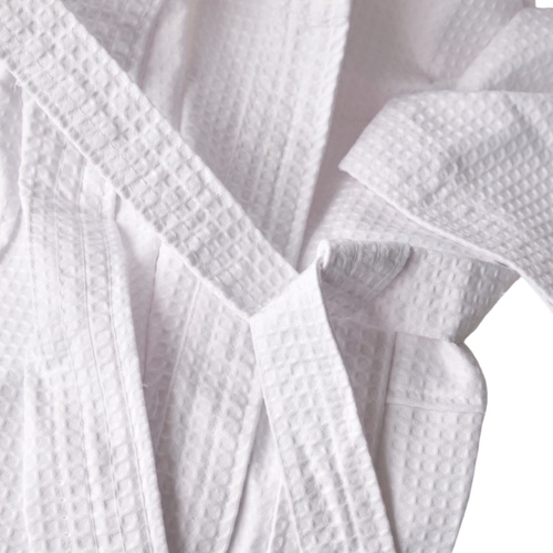 Alliance White Waffle Bathrobe