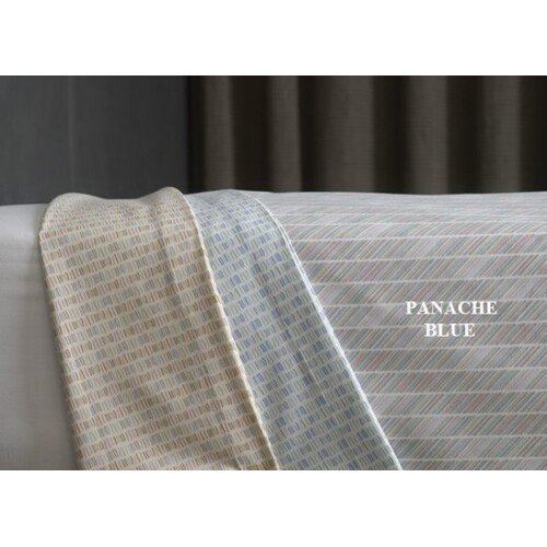 Panache Blue Actil Single Flat Sheet Supercale