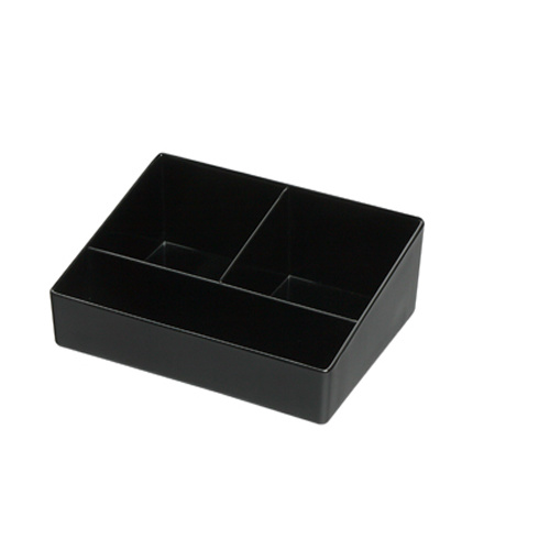 3 Compartment Sachet Holder Black