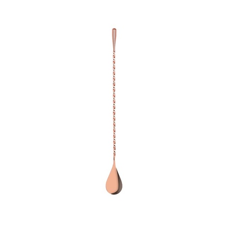 Zanzi Tear Drop Bar Spoon 30cm Rose Gold
