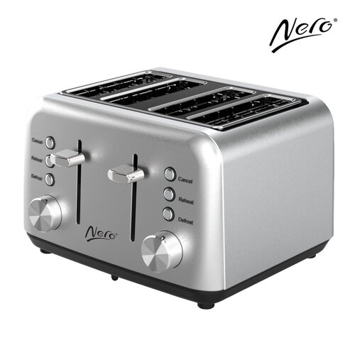 Nero 4 Slice Classic Style Toaster 
