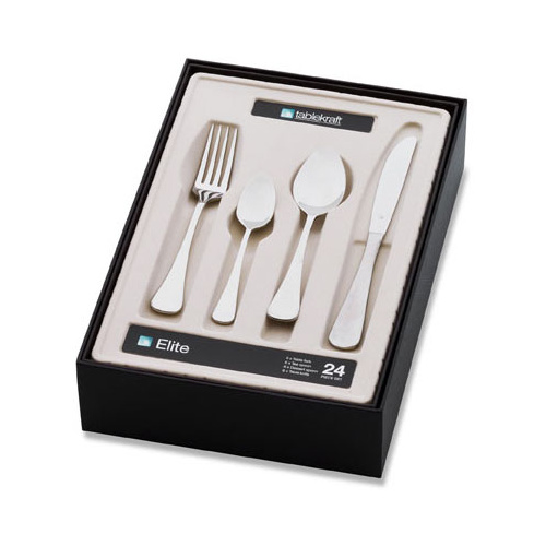 Tablekraft Elite 24 Piece Cutlery Set Boxed