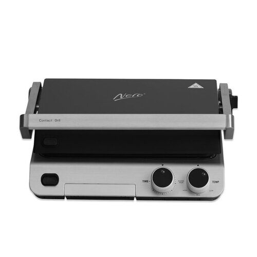 Nero Deluxe Sandwich Press/ Contact Grill 4 Slice with Timer