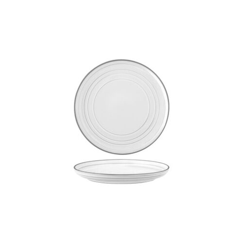 Tablekraft Linea White Round Couple Plate 170mm x 6