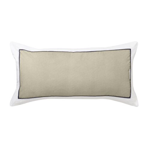 Essex Olive Green Long Cushion 
