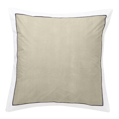 Essex Olive Green European Pillowcase 