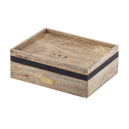 James Mango Wood Tea Box 
