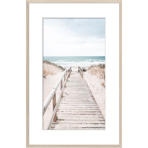 Amalfi Sandside Wall Decor Natural Frame 40X60CM