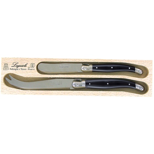 Debutant Cheese Knife Set Black